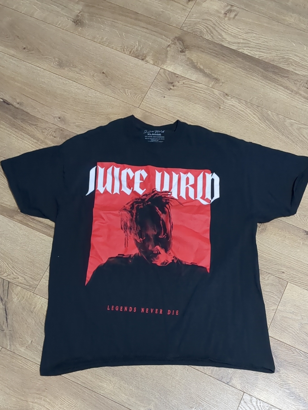 Juice World Legends Never Die Graphic T-Shirt Mens Rap Hip Hop Size XL
